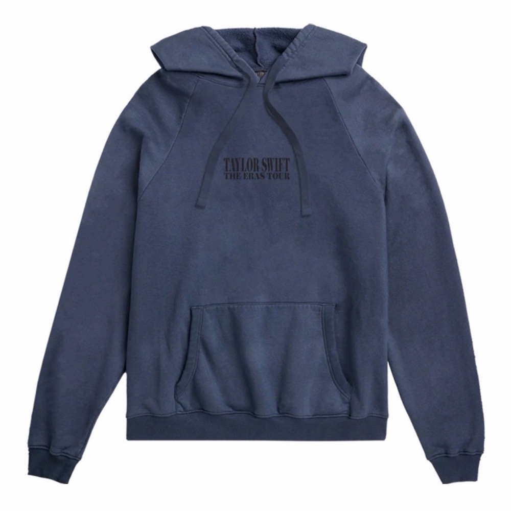 Taylor Swift The Era’s Tour 2023 Navy Hoodie Size Large Oversized